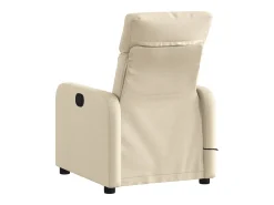 Poltrona* Poltrona de massagens reclinável tecido cor SHL414149 Creme