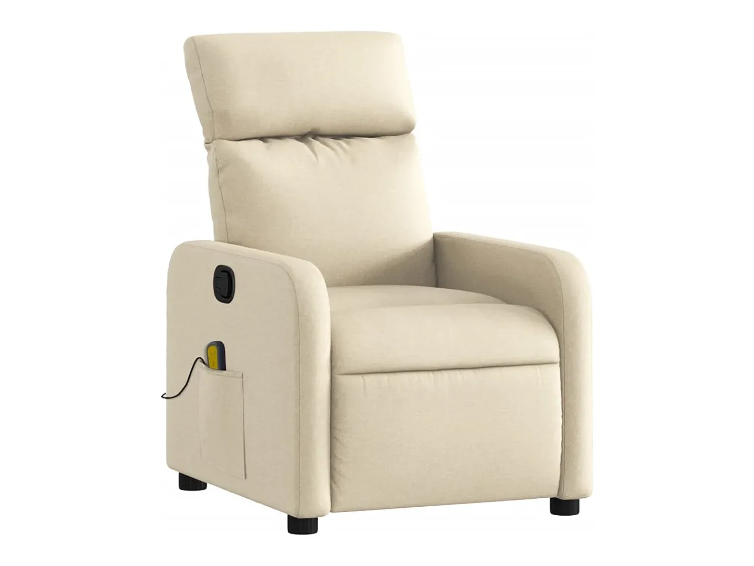 Poltrona* Poltrona de massagens reclinável tecido cor SHL414149 Creme