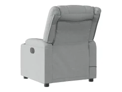 Clearance Poltrona de massagens reclinável tecido -claro SHL297476 Cinzento