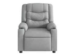 Clearance Poltrona de massagens reclinável tecido -claro SHL297476 Cinzento