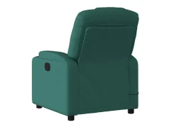 Poltrona* Poltrona de massagens reclinável tecido verde-escuro SHL94179 Verde pinho