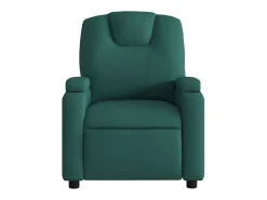 Poltrona* Poltrona de massagens reclinável tecido verde-escuro SHL94179 Verde pinho