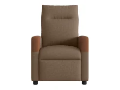 Discount Poltrona de massagens reclinável tecido SHL309938 Castanho