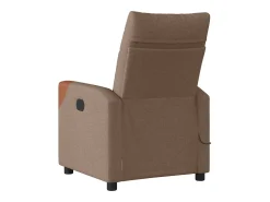 Discount Poltrona de massagens reclinável tecido SHL309938 Castanho