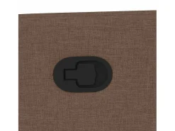 Discount Poltrona de massagens reclinável tecido SHL309938 Castanho