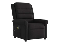 vidaxl Poltrona de massagens reclinável tecido^ Poltrona