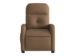 Poltrona| Poltrona de massagens reclinável tecido SHL314341 Castanho