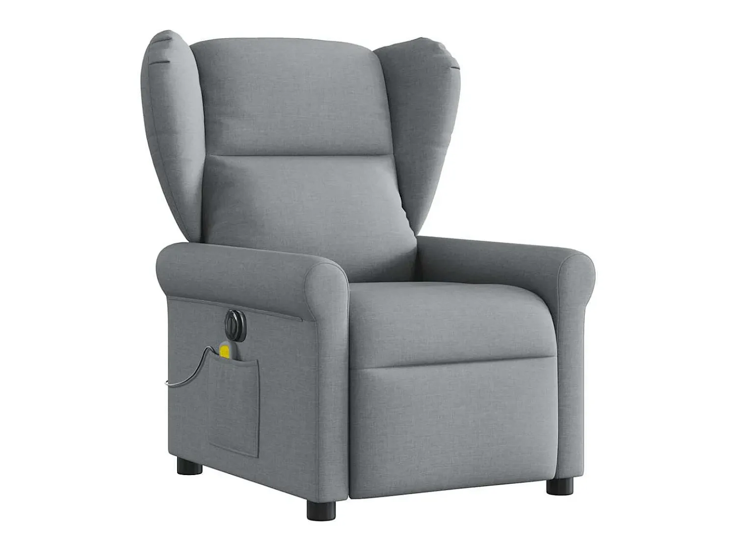 Poltrona| Poltrona de massagens reclinável elétrica tecido -claro SHL9923 Cinzento