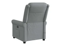 Poltrona| Poltrona de massagens reclinável elétrica tecido -claro SHL9923 Cinzento