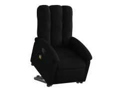 Poltrona| Poltrona de massagens reclinável elevatória tecido SHL296175 Preto