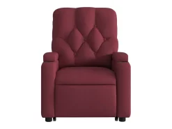 Poltrona* Poltrona de massagens reclin. elevatória tecido tinto SHL819693 Vermelho
