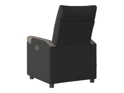 Hot Poltrona de massagens reclinável tecido SHL46683 Preto