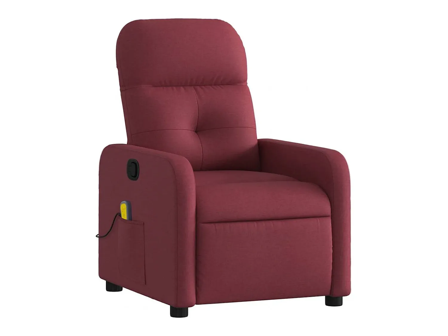 Poltrona| Poltrona de massagens reclinável tecido tinto SHL569687 Vermelho