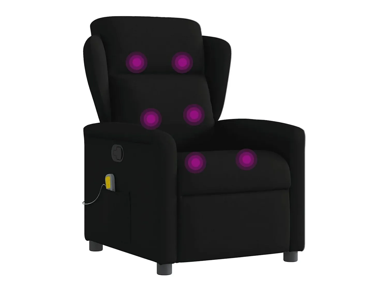Poltrona| Poltrona de massagens reclinável tecido SHL610481 Preto