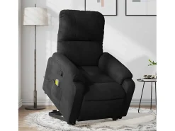 Poltrona de massagens reclinável elevatória microfibra SHL82124^ Poltrona