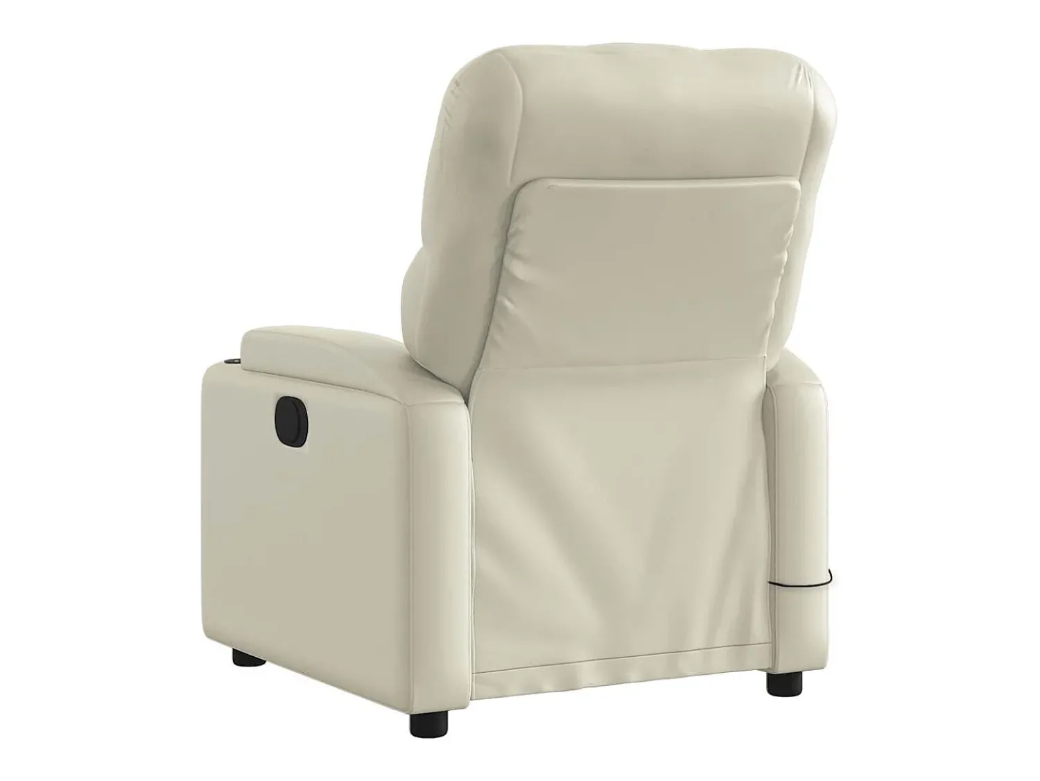 Poltrona de massagens reclinável couro artificial cor SHL154378^ Poltrona