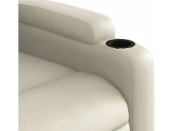Poltrona de massagens reclinável couro artificial cor SHL154378^ Poltrona