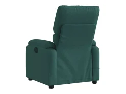 Poltrona de massagens reclinável tecido verde-escuro SHL170793^ Poltrona