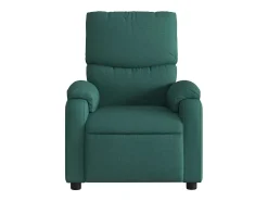 Poltrona de massagens reclinável tecido verde-escuro SHL170793^ Poltrona