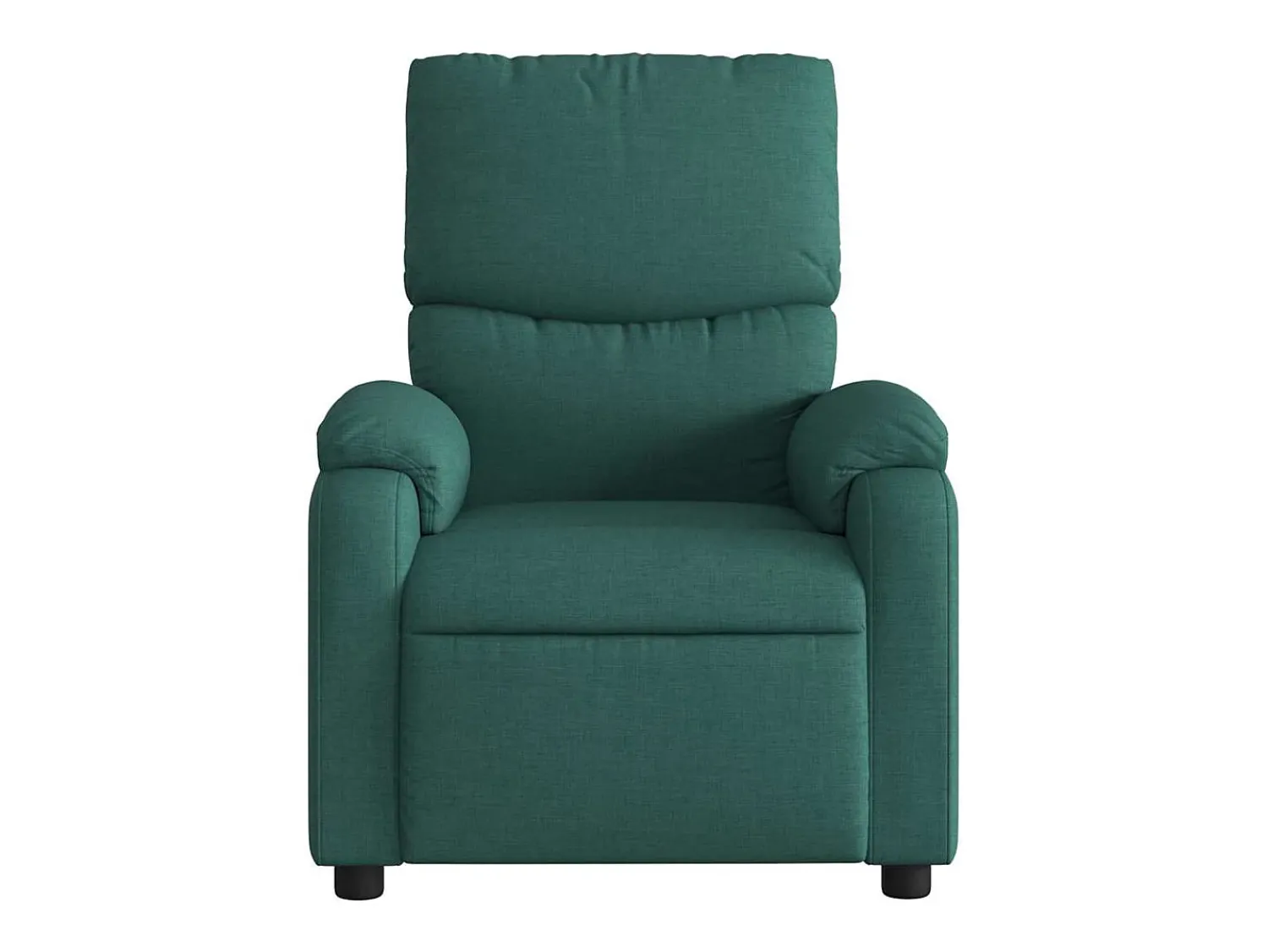 Poltrona de massagens reclinável tecido verde-escuro SHL170793^ Poltrona