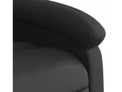 Poltrona| Poltrona de massagens reclinável couro genuíno SHL321721 Preto