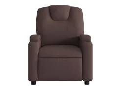 Poltrona* Poltrona de massagens reclinável tecido -escuro SHL532925 Castanho