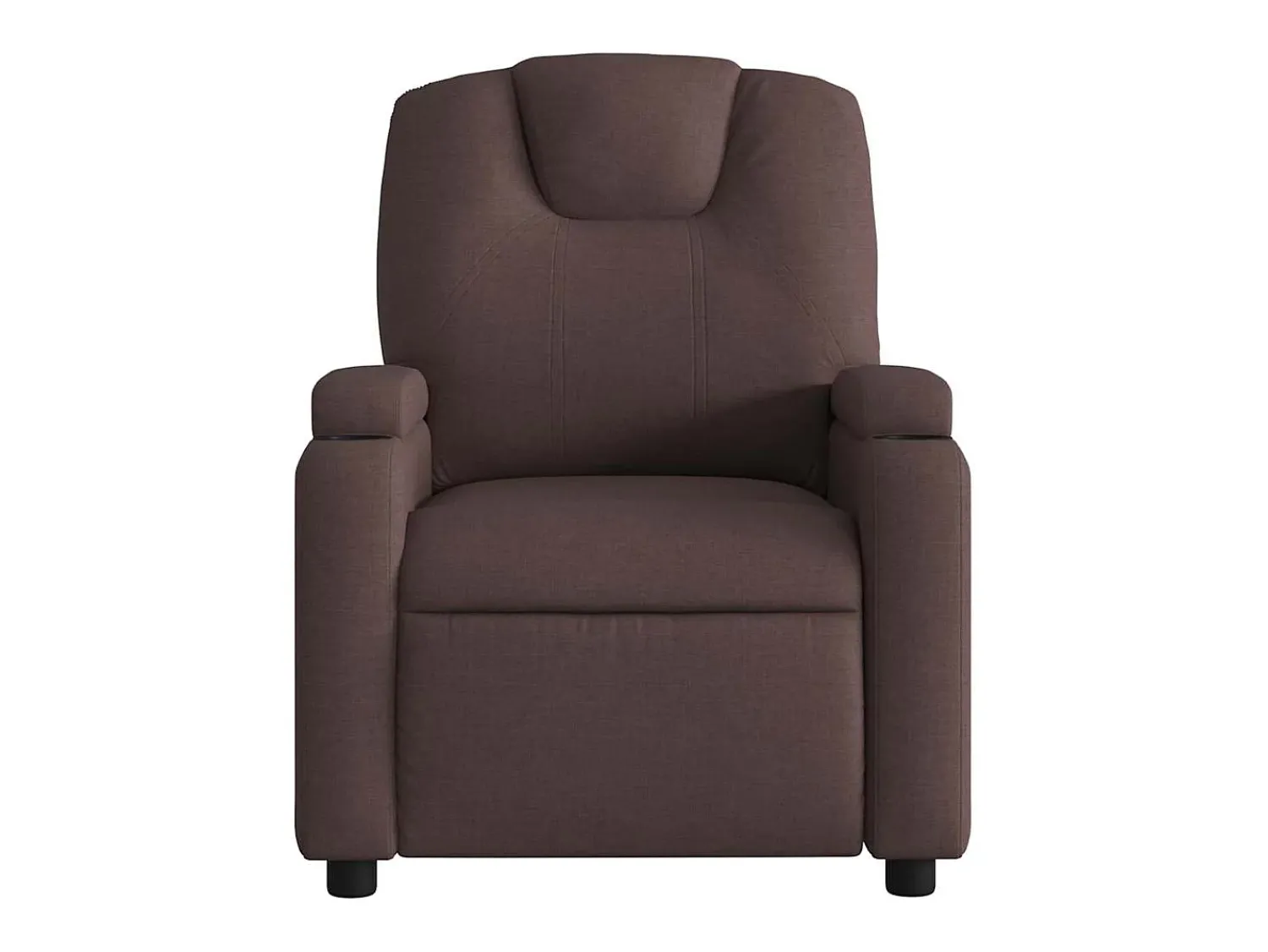 Poltrona* Poltrona de massagens reclinável tecido -escuro SHL532925 Castanho