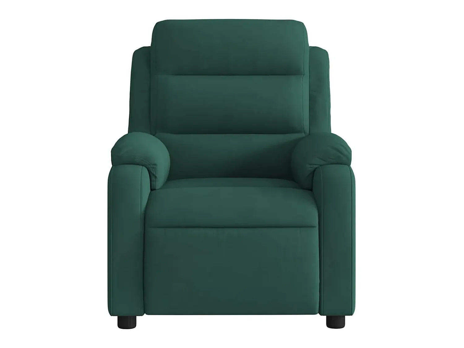 Poltrona de massagens reclinável veludo verde-escuro SHL507135^ Poltrona