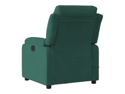 Poltrona de massagens reclinável veludo verde-escuro SHL507135^ Poltrona