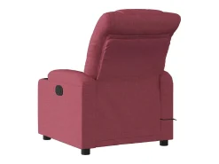 Poltrona de massagens reclinável tecido tinto SHL965311^ Poltrona