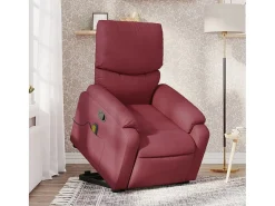 Poltrona| Poltrona de massagens reclin. elevatória tecido tinto SHL307500 Vermelho