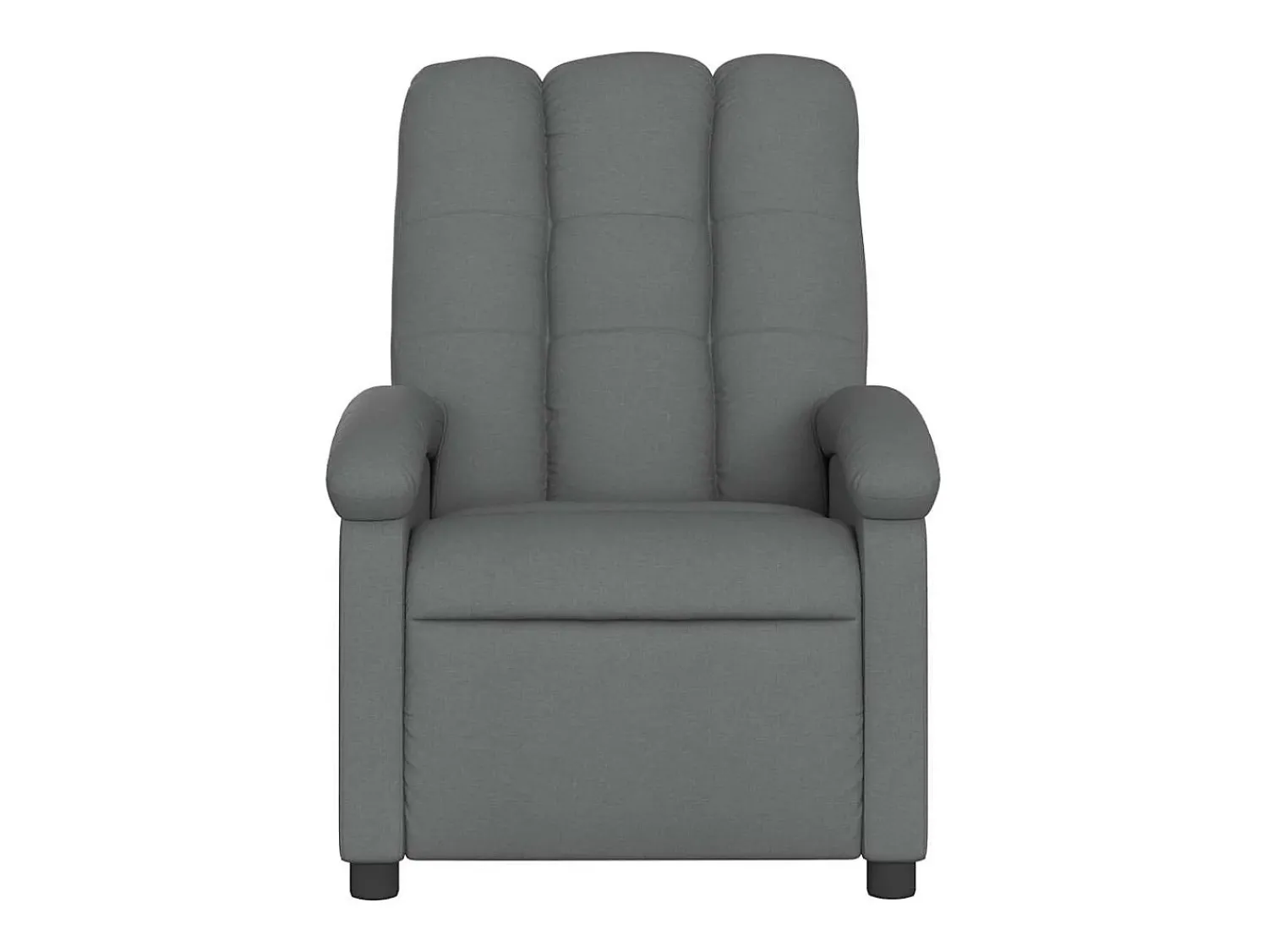 Poltrona de massagens reclinável tecido cinzento-escuro SHL404821^ Poltrona