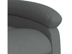 Poltrona de massagens reclinável tecido cinzento-escuro SHL404821^ Poltrona