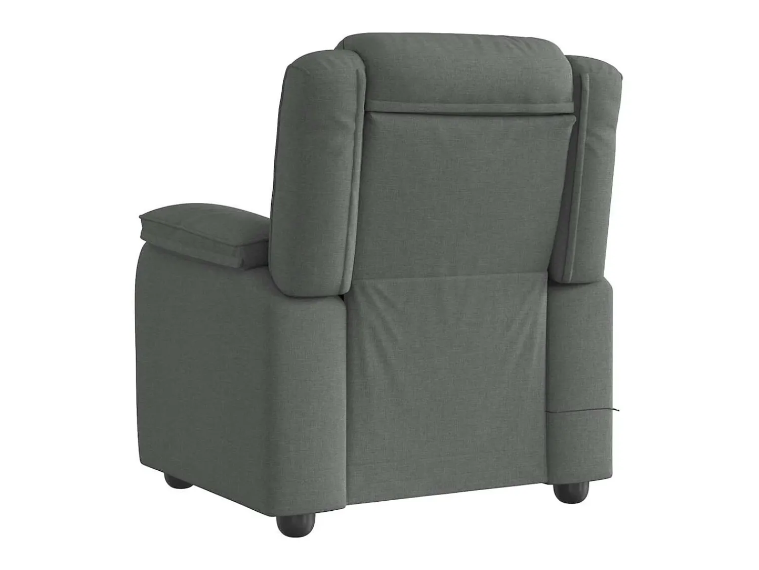 Poltrona| Poltrona de massagens reclinável tecido cinzento-escuro SHL800915 Cinza antracite
