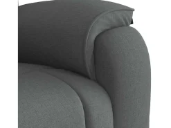 Poltrona| Poltrona de massagens reclinável tecido cinzento-escuro SHL800915 Cinza antracite