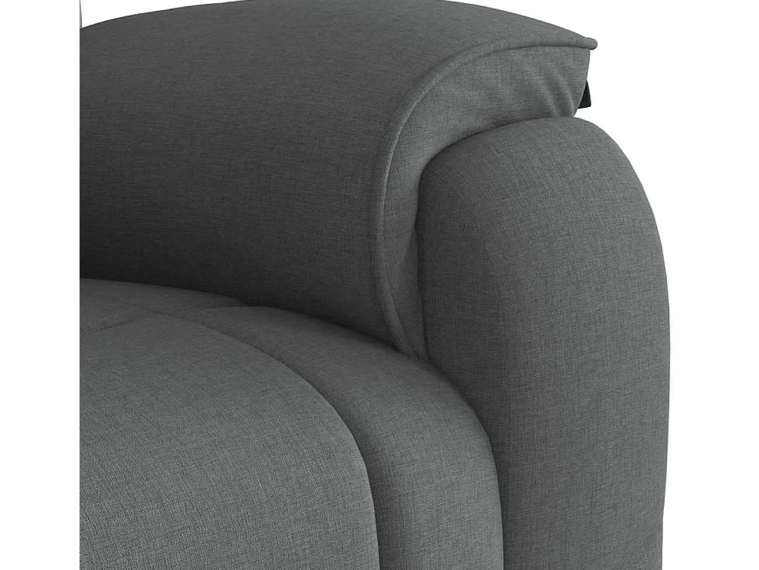 Poltrona| Poltrona de massagens reclinável tecido cinzento-escuro SHL800915 Cinza antracite
