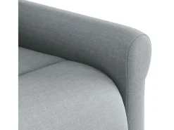 Hot Poltrona de massagens reclinável tecido -claro SHL969709 Cinzento