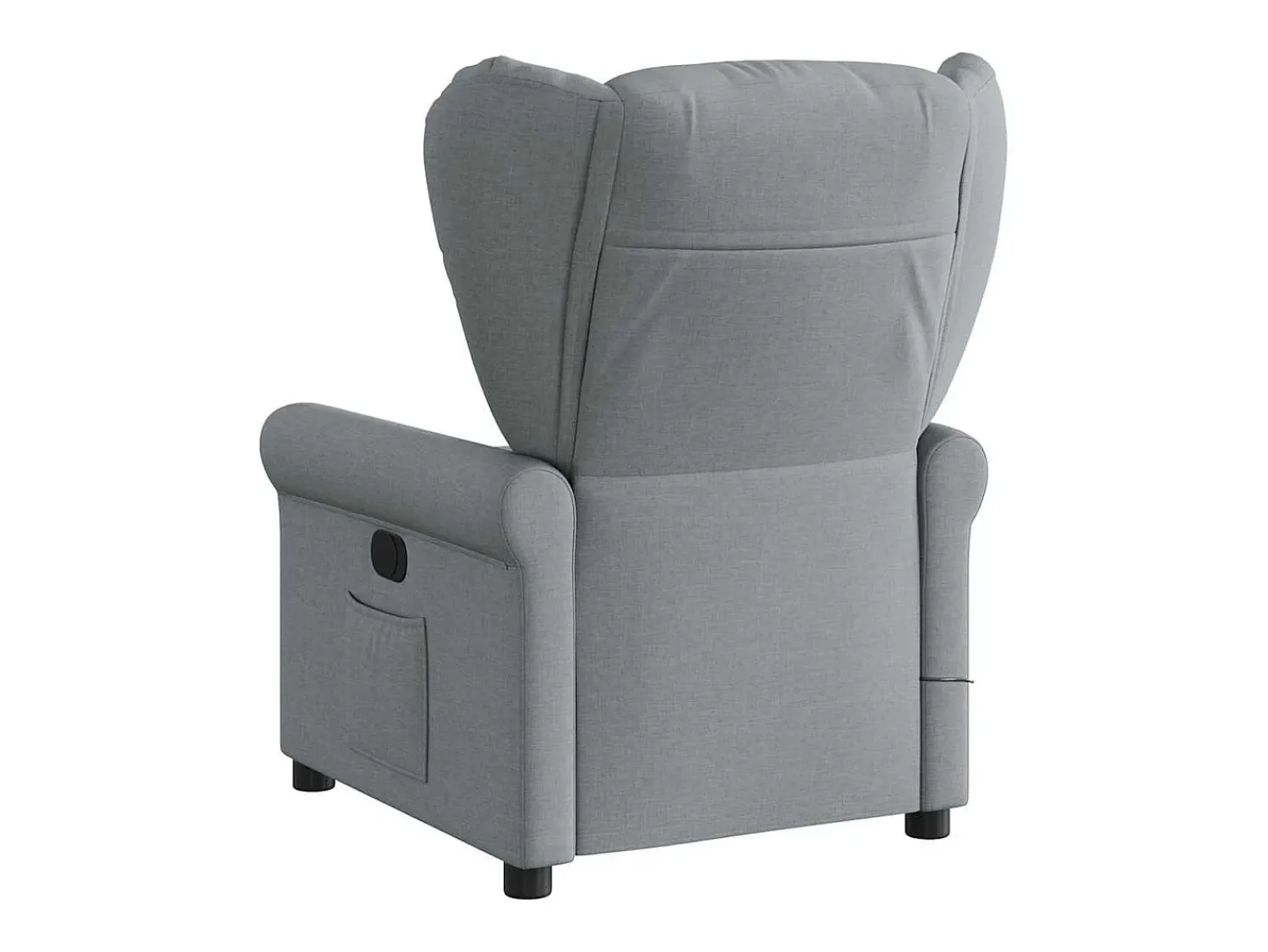 Hot Poltrona de massagens reclinável tecido -claro SHL969709 Cinzento