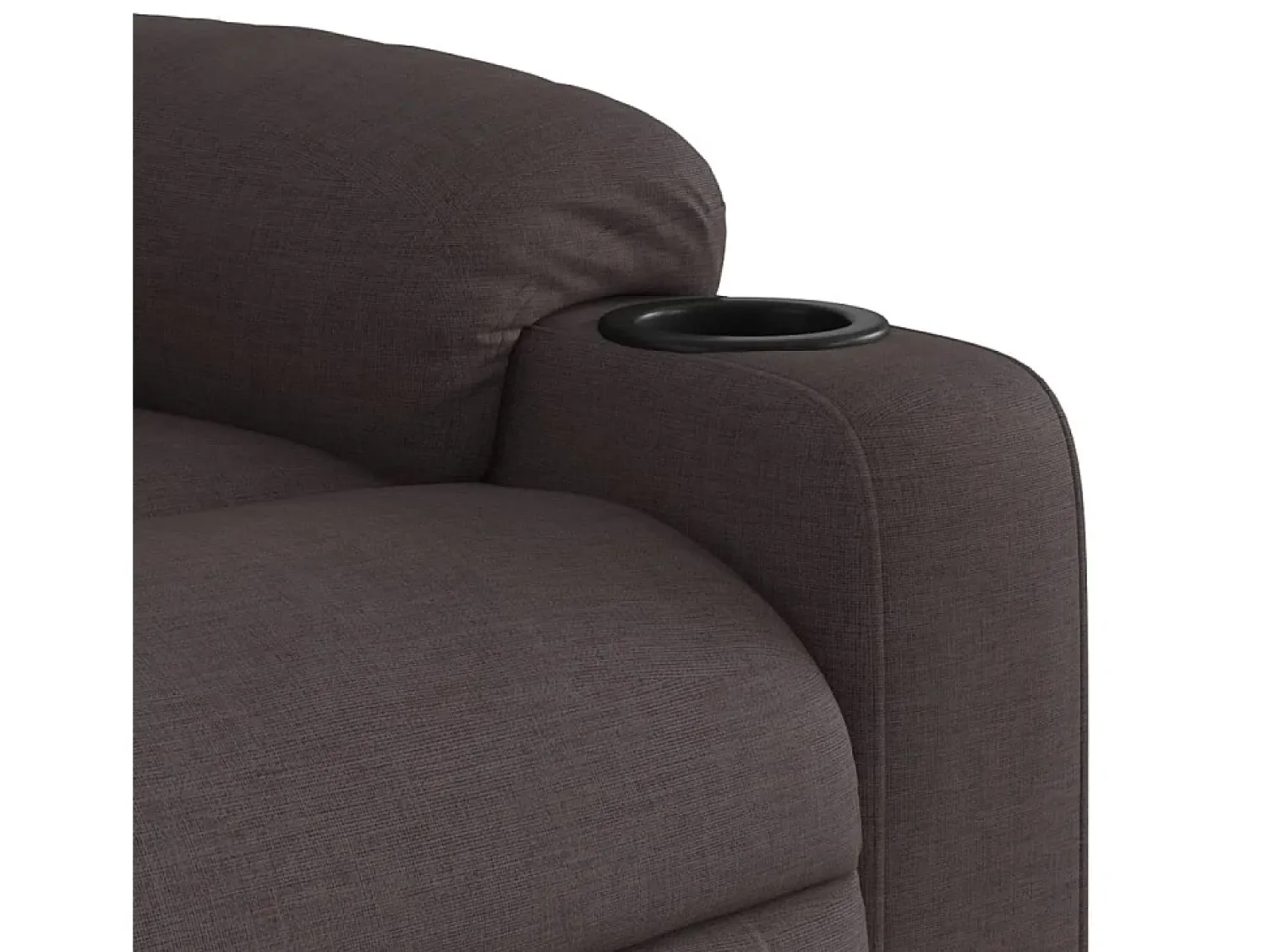 Poltrona| Poltrona de massagens reclinável tecido -escuro SHL669866 Castanho