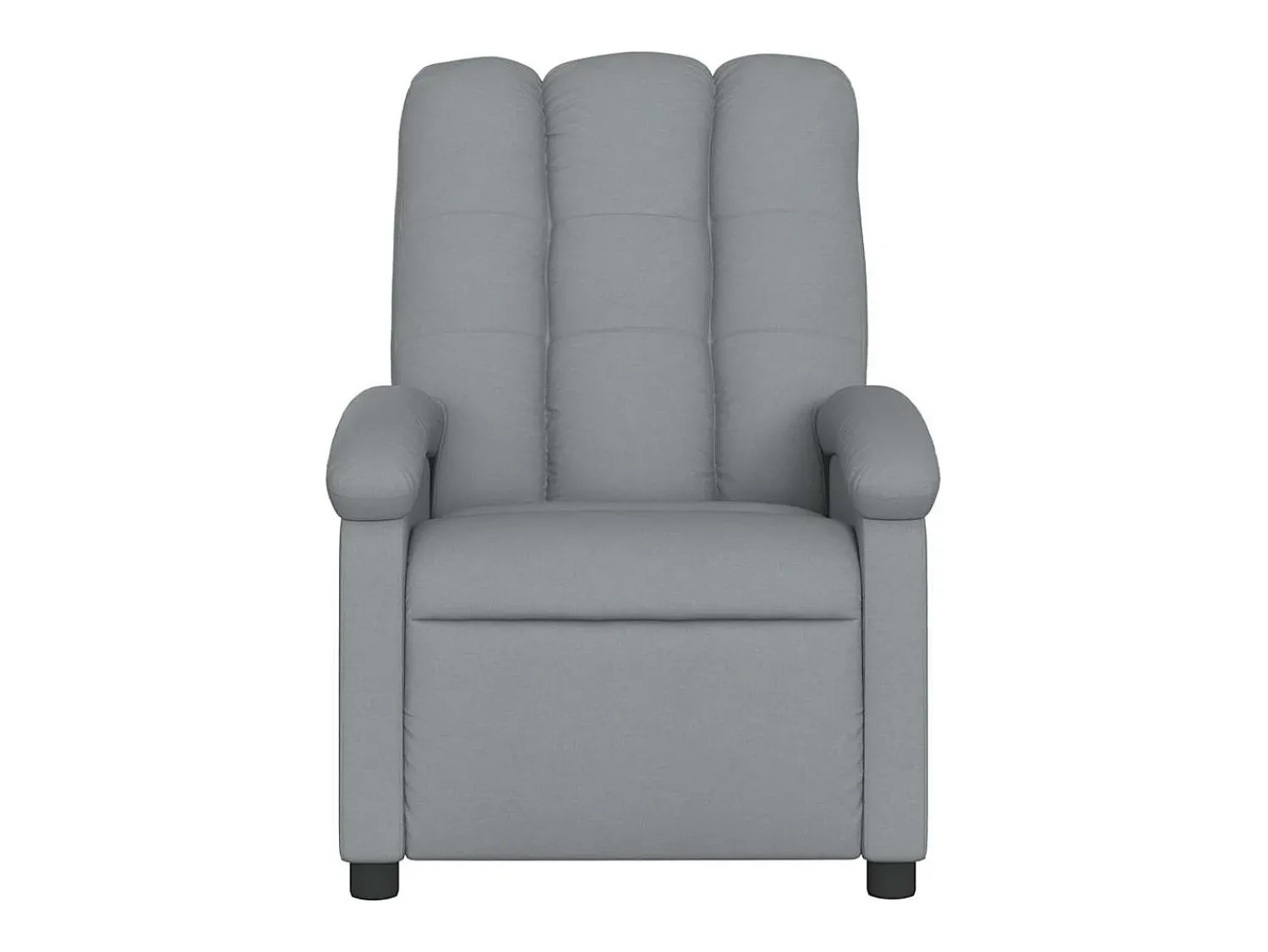 Poltrona| Poltrona de massagens reclinável tecido -claro SHL325524 Cinzento