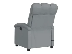 Poltrona| Poltrona de massagens reclinável tecido -claro SHL325524 Cinzento