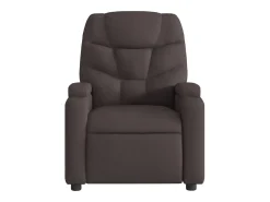 New Poltrona de massagens reclinável tecido -escuro SHL574701 Castanho