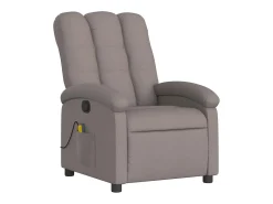 Poltrona* Poltrona de massagens reclinável tecido cinzento-acastanhado SHL526548 Taupe