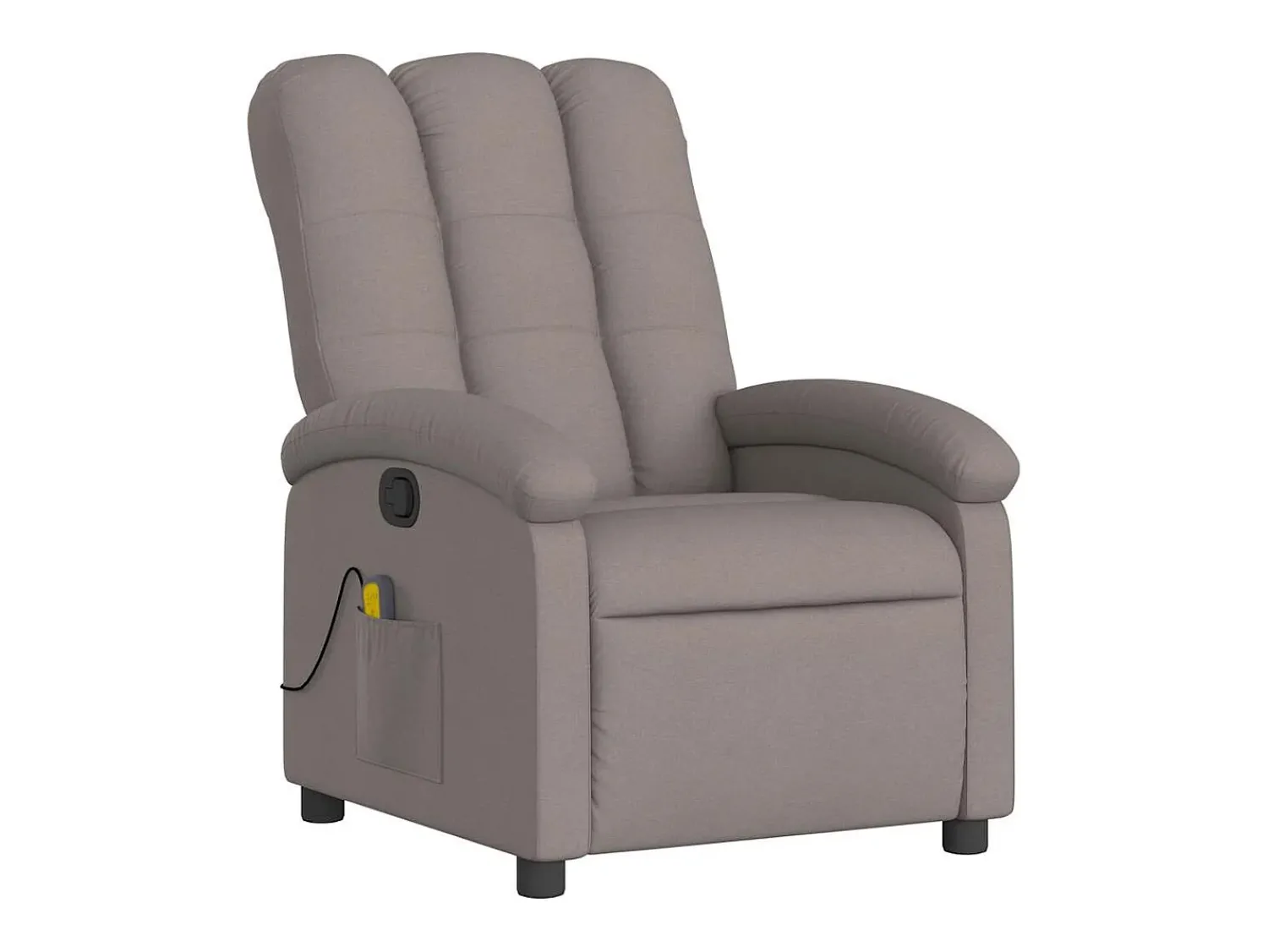 Poltrona* Poltrona de massagens reclinável tecido cinzento-acastanhado SHL526548 Taupe