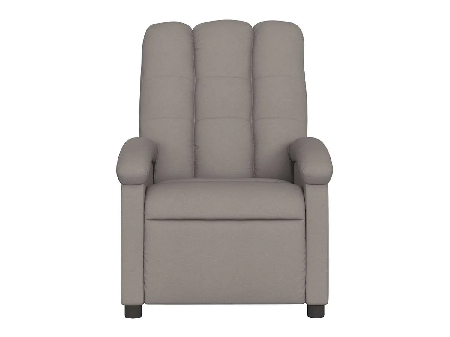 Poltrona* Poltrona de massagens reclinável tecido cinzento-acastanhado SHL526548 Taupe