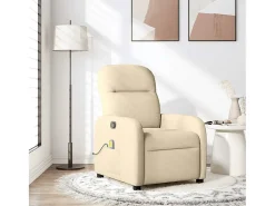 Poltrona de massagens reclinável tecido cor SHL43189^ Poltrona
