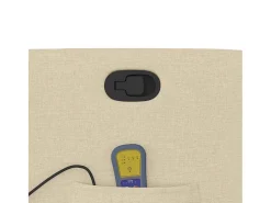 Poltrona de massagens reclinável tecido cor SHL43189^ Poltrona