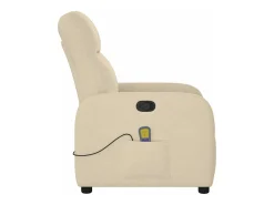 Poltrona de massagens reclinável tecido cor SHL43189^ Poltrona