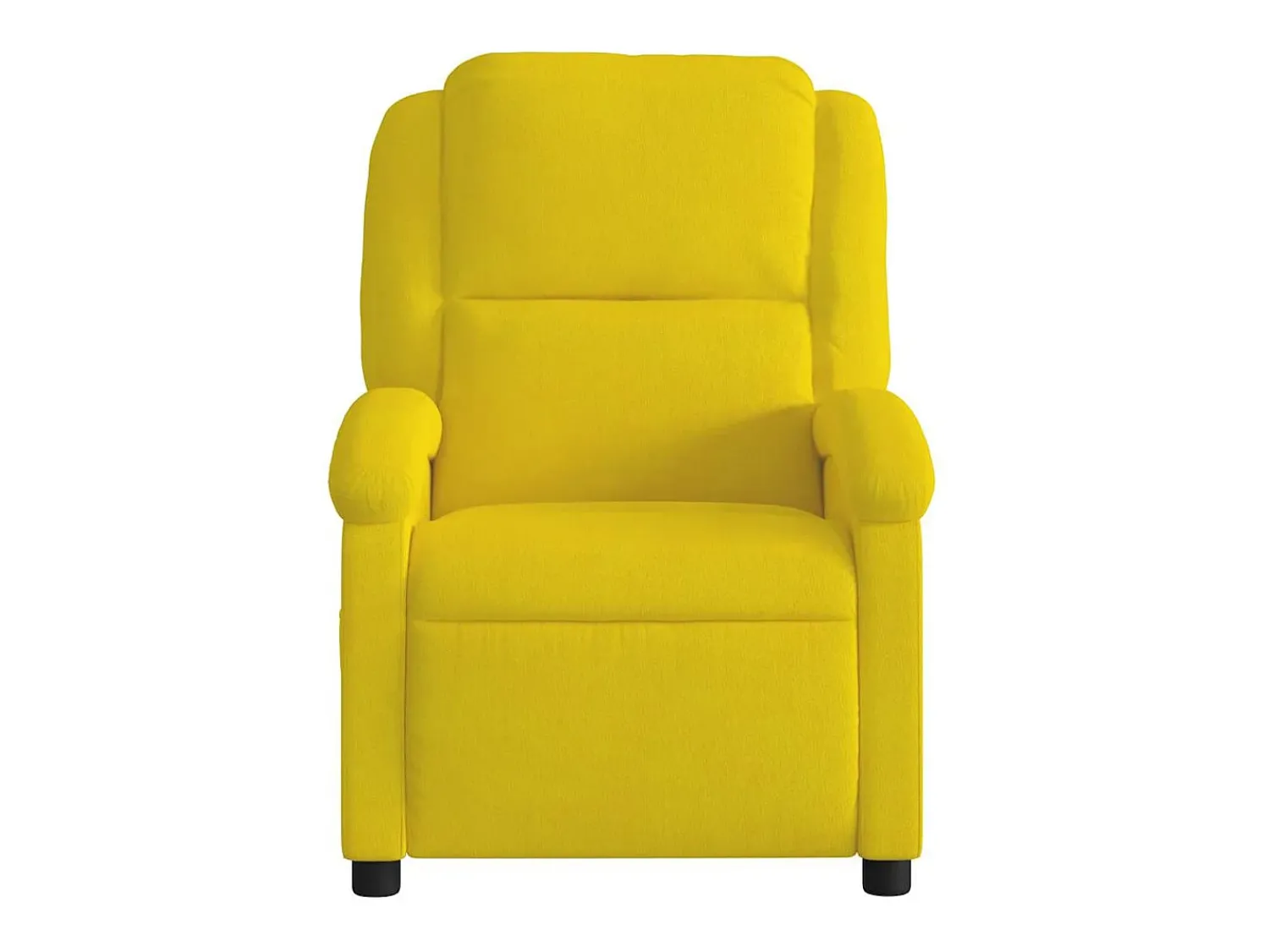 Poltrona* Poltrona de massagens reclinável veludo SHL145633 Amarelo