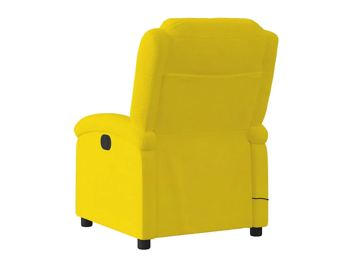 Poltrona* Poltrona de massagens reclinável veludo SHL145633 Amarelo
